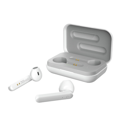 Dëgjuese Trust Primo, True Wireless Stereo (TWS), të bardha