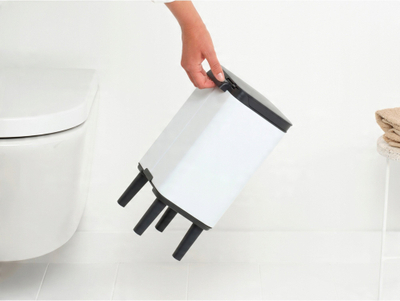 Kosh plerash Brabantia Bo Trash Can Hi, 4L, i bardhë