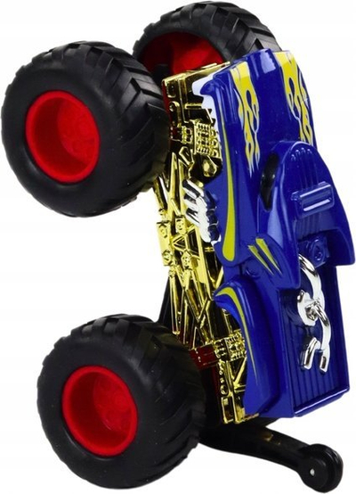Makine lodër off-road me rrota t’mëdhaja gome, blu