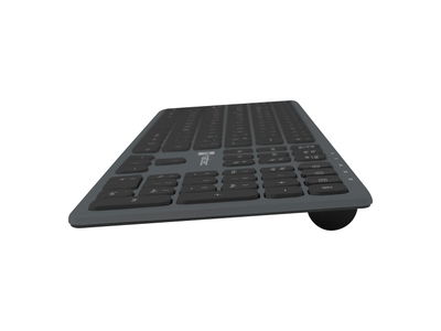 Tastierë Natec Dolphin NKL-1830, pa tel RF + Bluetooth, QWERTY, e zezë/e hirtë
