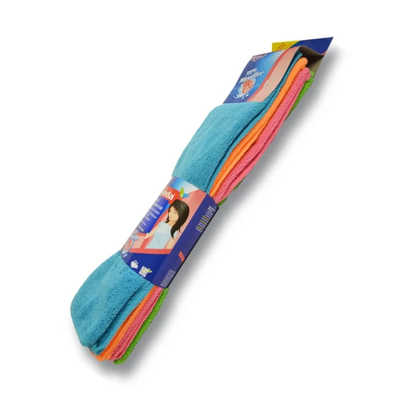 Set leckash mikrofibër Vileda Microactive Cloth Style, 4 copë, shumëngjyrëshe