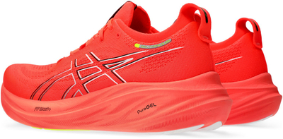 Atlete vrapimi Asics Gel-Nimbus 26, PureGEL, FF BLAST PLUS ECO, të kuqe
