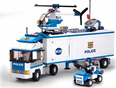 Set ndërtimi Sluban Police Mobile Operations Center M38-B0376, 572 pjesë