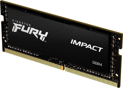 Memorie RAM për laptop Kingston Fury Impact KF426S16IBK2/64, 64GB DDR4, 2666MHz CL16, SODIMM, e zezë