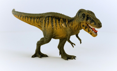 Figurinë dinosauri Schleich Tarbosaurus, nofulla të lëvizshme, e kuqe