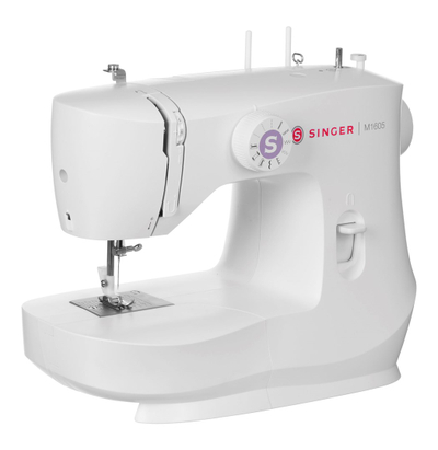 Makineri qepëse Singer M1605, 6 lloje qepjesh, dritë LED, e bardhë