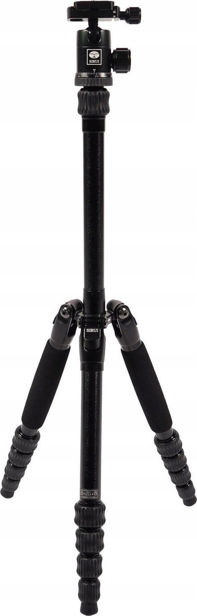 Tripod fotografik SIRUI Traveler 5A, alumin, me kokë sferike, i zi