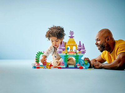 Lodër ndërtime LEGO DUPLO Disney Ariel Magical Underwater Palace 10435, 116 pjesë, për fëmijë