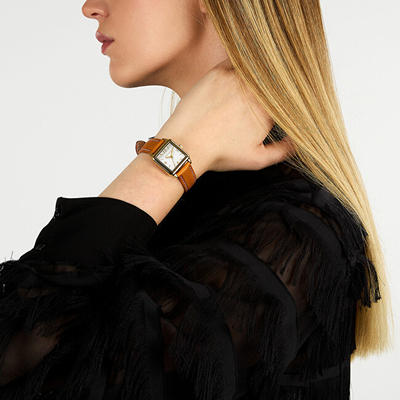 Orë dore për femra Trussardi T-Form R2451173501, e kaftë