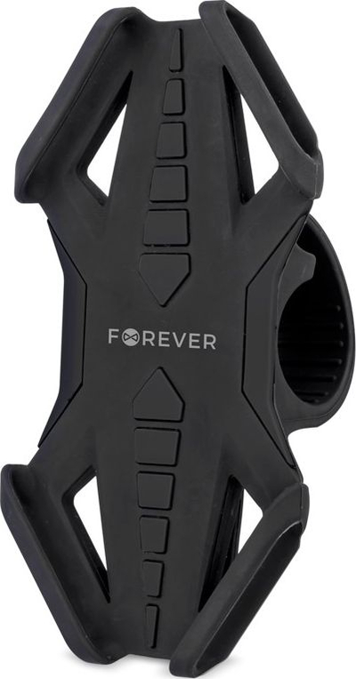 Држач за телефон за велосипед Forever BH-120, флексибилен силикон, универзален, црн