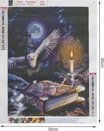 Set pikture me diamante Diamond Embroidery Mosaic H16217, 25x35 cm, motiv buf, shumëngjyrësh