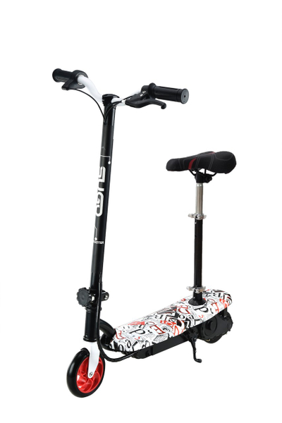 Trotinet elektrik për fëmijë ProScooter, 120W, zezë/ bardhë