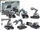 Set lodrash ndërtimi Leantoys 6n1, 223 pjesë, mekanizëm hidraulik, gri blu