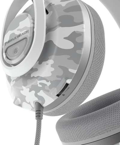 Гејминг слушалки Turtle Beach RECON 500, со кабел 3.5mm, микрофон со поништување на бучава, Arctic Camo