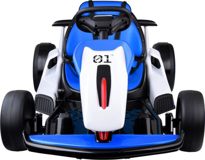 Go kart elektrik Yokomisiad PA0308, me drift, për kalamaj, i bardh e zi e blu