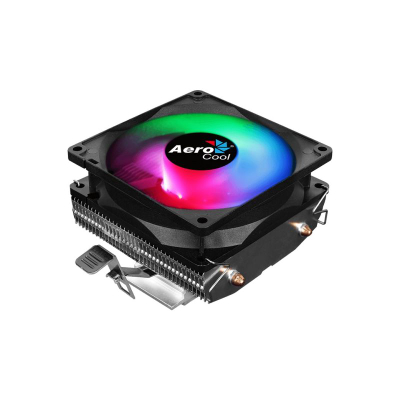 Ftohës CPU Aerocool PGS Air Frost 2 FRGB, për deri 110W TDP, me ndriçim FRGB, i zi