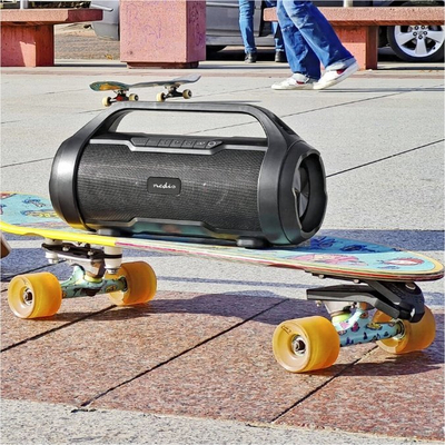 Altoparlant portativ Nedis Party Boombox, Bluetooth, 80W, IPX5, i zi