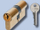 Cilindër bravë Top Tools 62 mm 31/31, me 3 çelësa, argjendtë