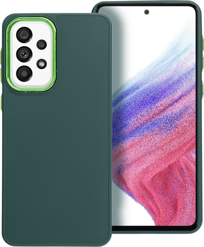Kapak telefoni Frame Case për Samsung Galaxy A33 5G, mbrojtës, jeshil
