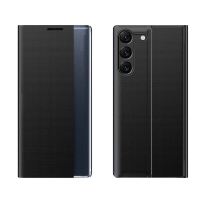 Kllëf telefoni Sleep View për Samsung Galaxy A05s, flip cover, me stand, i zi