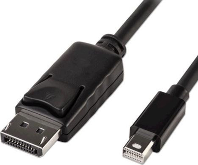Kabllo PremiumCord DisplayPort Mini - DisplayPort, 2m, e zezë