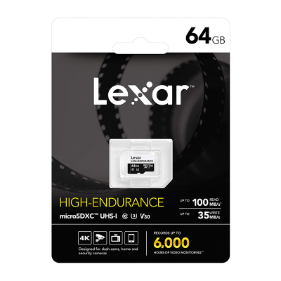 Lexar High-Endurance microSDHC/microSDXC 64GB kartë memorjeje
