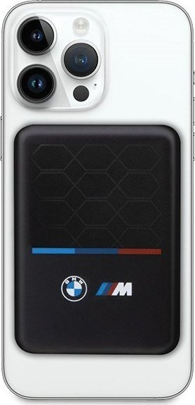 Powerbank BMW MagSafe M Collection, 5000mAh, karikim me valë 15W, gri