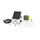Set vaditjeje automatike RainPoint IK15P, solar, 15 bimë, gri jeshil
