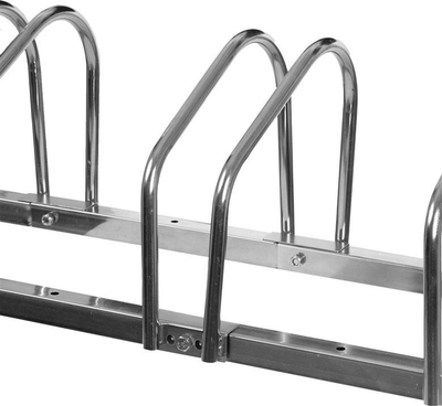 Stendë biçikletash Outliner FSBCR-181-2, për 4 biçikleta, çelik, argjendtë