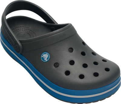 Papuçe për femra Crocs Crocband, 39-40, të zeza / kaltërta