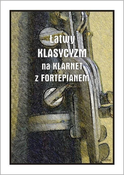 Libër muzike Contra Easy Classicism for Clarinet with Piano Literature, klarinetë dhe piano, në polonisht