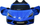 Makina elektrike për kalamaj Corvette Stingray TR2203, 12V, me telekomandë, blu