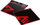 Mauspad Savio Turbo Dynamic, S, i kuq