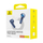 Слушалки TWS Baseus Bowie E5x, Bluetooth 5.3, 25 часа, сино проѕирни