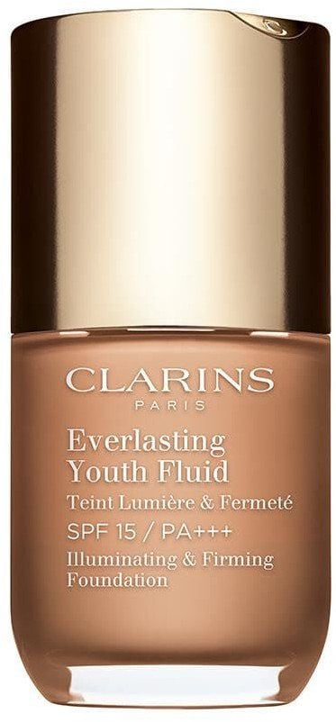 Fondatinë Clarins Everlasting Youth Fluid SPF 15, mbulim i mesëm, ngjyra Beige