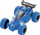 Makina lodër Adar Spinning Car, me drita e tinguj, për kalamaj 3+, blu