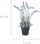 Lavandë artificiale dekorative Home Styling Collection, në vazo, 40 cm, vjollcë