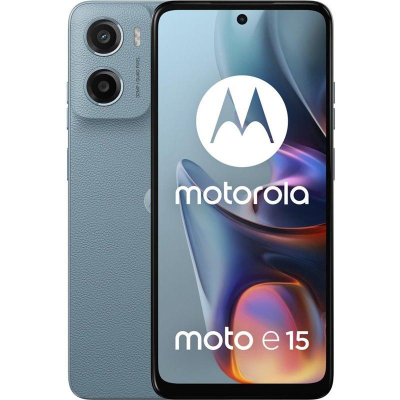 Телефон Motorola Moto e15, 6.67", Dual SIM, 4G, сина боја