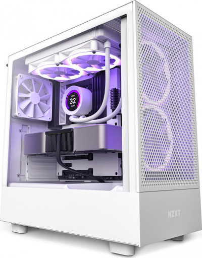 Kasë kompjuteri NZXT H5 Flow, e bardhë