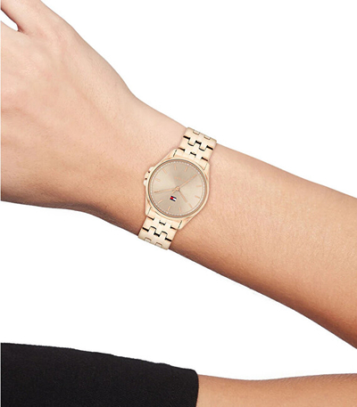 Orë për femra Tommy Hilfiger Jade 1782775, e artë rozë