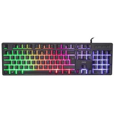 Tastierë MS Gaming ELITE C100 US, e zezë