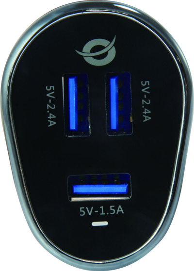 Karikues makine Conceptronic CARDEN06B, 3x USB A, 6.3A, i zi