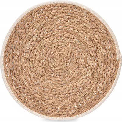 Mbulesë tavoline Kinvara Woven Esparto, rrumbullake Ø35 cm, bezhë