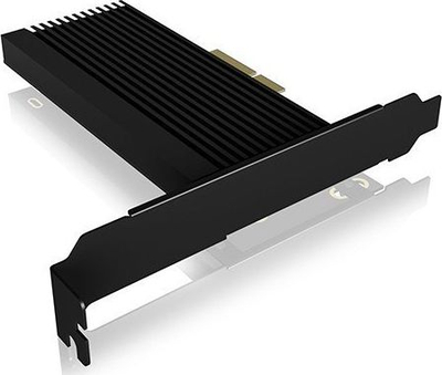 Kartë zgjeruese Icy Box IB-PCI208-HS, PCIe 4.0 x4, M.2 NVMe, e zezë