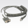Kabllo seriale Zebra CBA-R71-C09ZAR, RS232 DB9, 2.8 m, e zezë