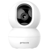 Kamerë sigurie Proove Vision, 3MP, Wi-Fi 2.4GHz, 355° rrotullim, e bardhë