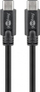 Kabllo USB C Goobay 3.1 Gen 1, 1m, 5 Gbit/s, i zi