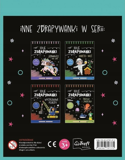 Libër me aktivitete Grafix My Scratch Cards 97375, 28 faqe, me spirale, me shumë ngjyra