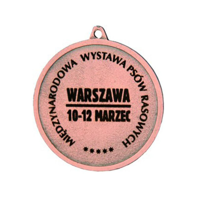 Medalje sporti Victoria Sport RMI, metal, e gdhendur me lazer, bronxi
