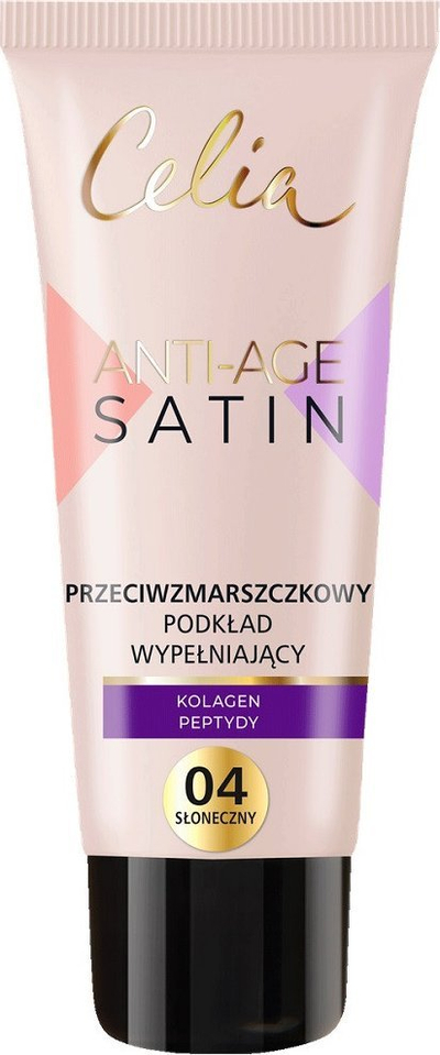 Fondatinë fytyre Celia Satin Anti Age, 30ml, kundër rrudhave, ngjyra 04
